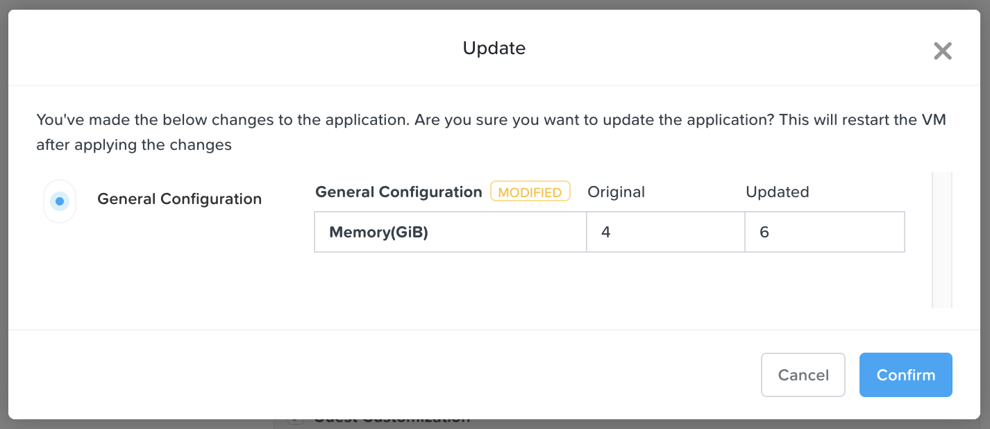 CentOS Memory - Confirm Change