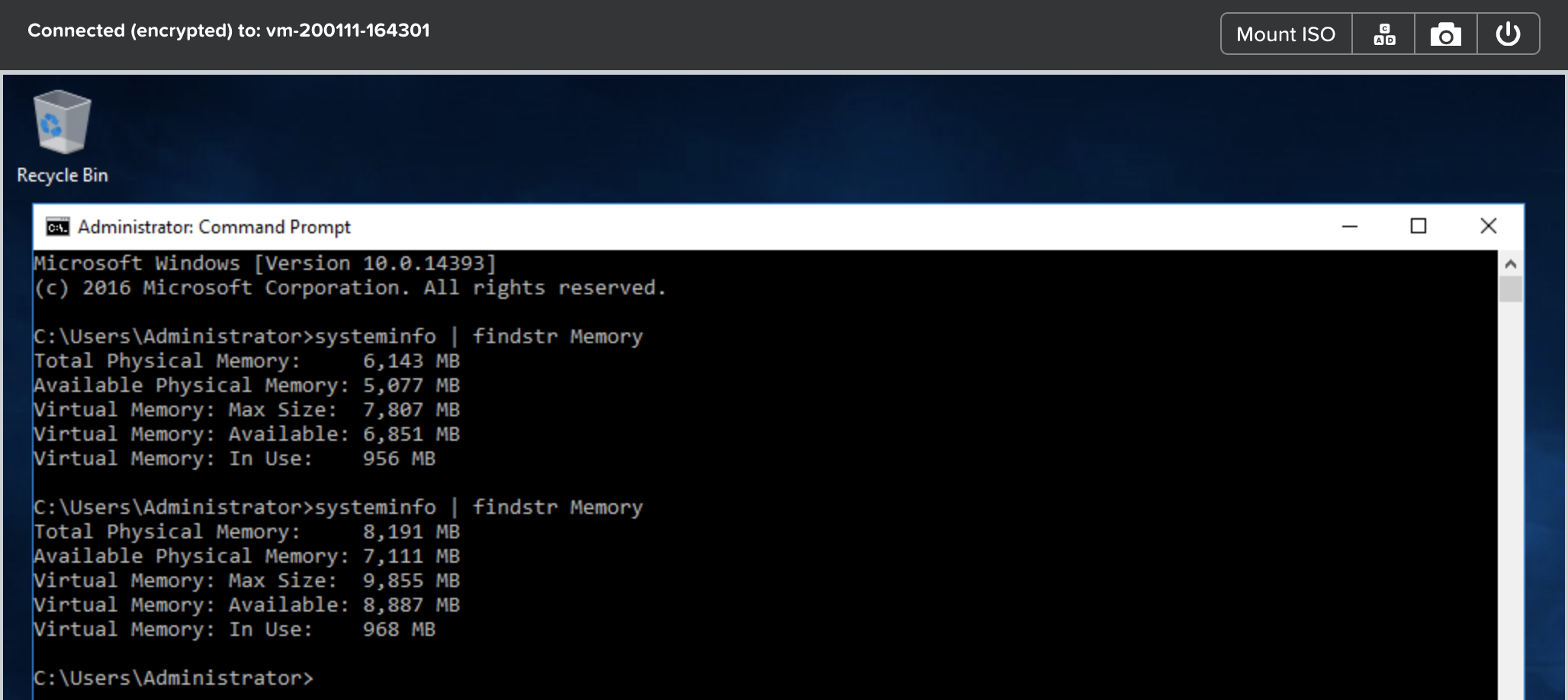 Windows Memory - After Update