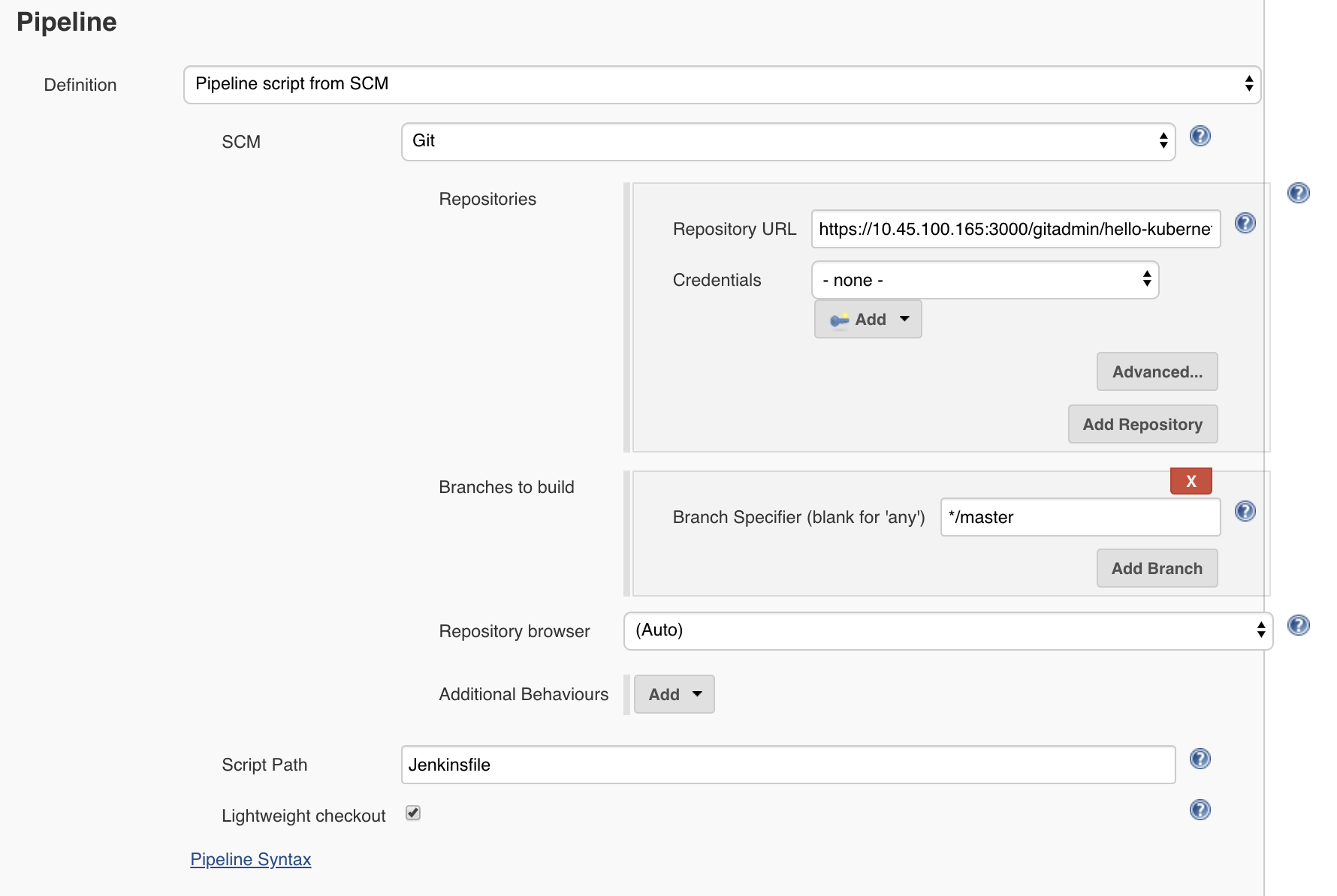 Jenkins Create Pipeline 4