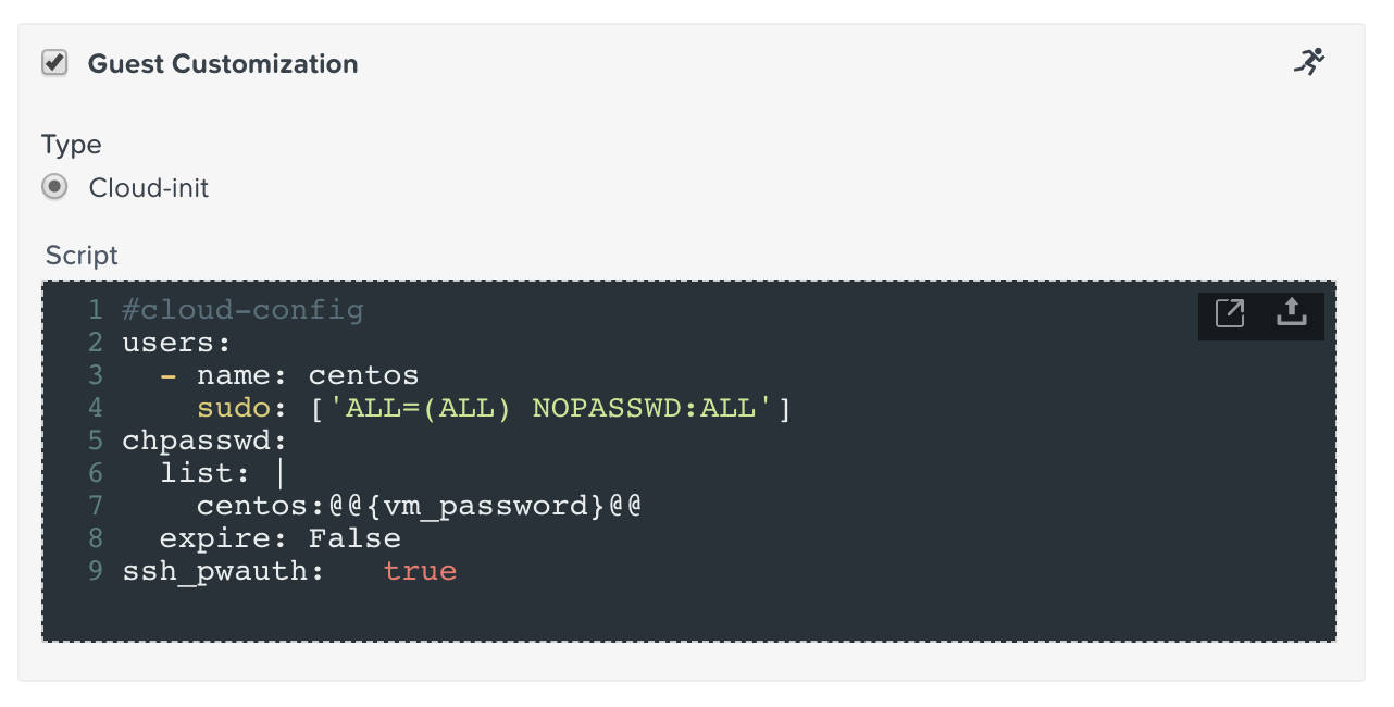 CentOS 7 Cloud Init